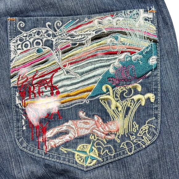 Vintage Artful Dodger Embroidered Y2K Denim Jeans - Picture 3 of 11